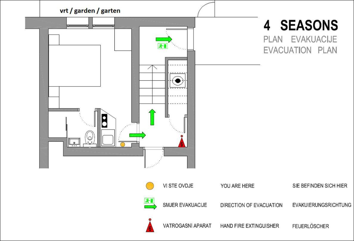 4 Seasons Apartamento Split Exterior foto
